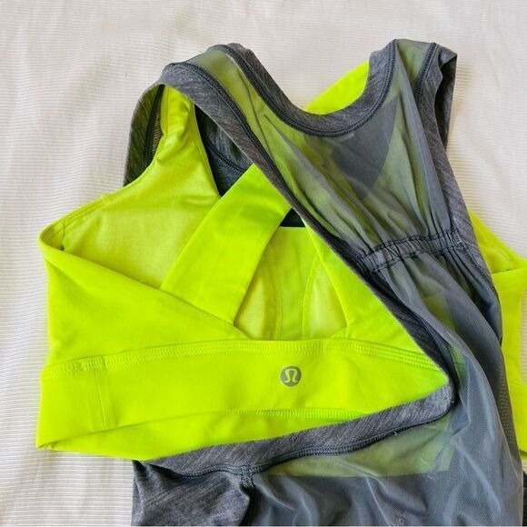 Lululemon Womens Top Work Out Tank Sports Bra Yoga Gym Workout Fitness Used 4 - Picture 4 of 6